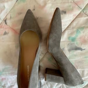 Marc Fisher Suede Claire Heels